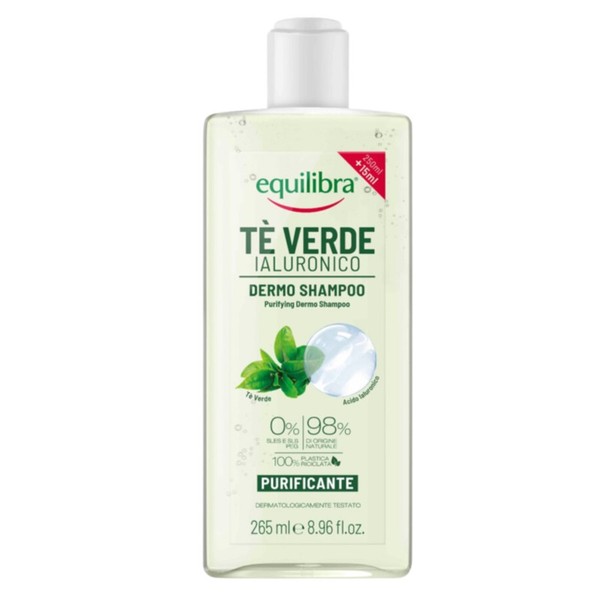 Purificante Oczyszczający szampon z wyciagiem z zielonej herbaty i kwasem hialuronowym