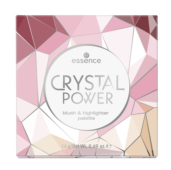 Crystal Power Blush & Highlighter Palette Paleta róż & rozświetlacz