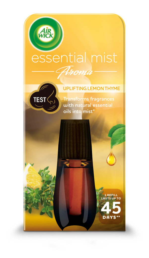 Essential Mist Aroma Cytryna i tymianek Orzeźwiający wkład do odświeżacza
