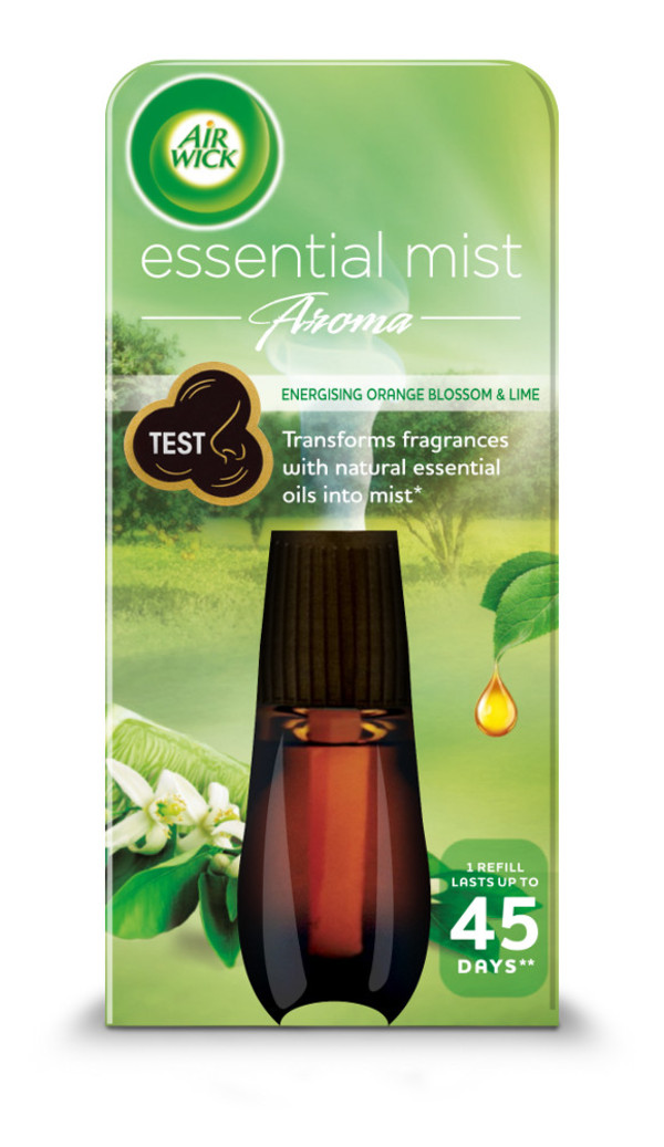 Essential Mist Aroma Energising Orange Blossom & Lime Wkład do automatycznego odświeżacza