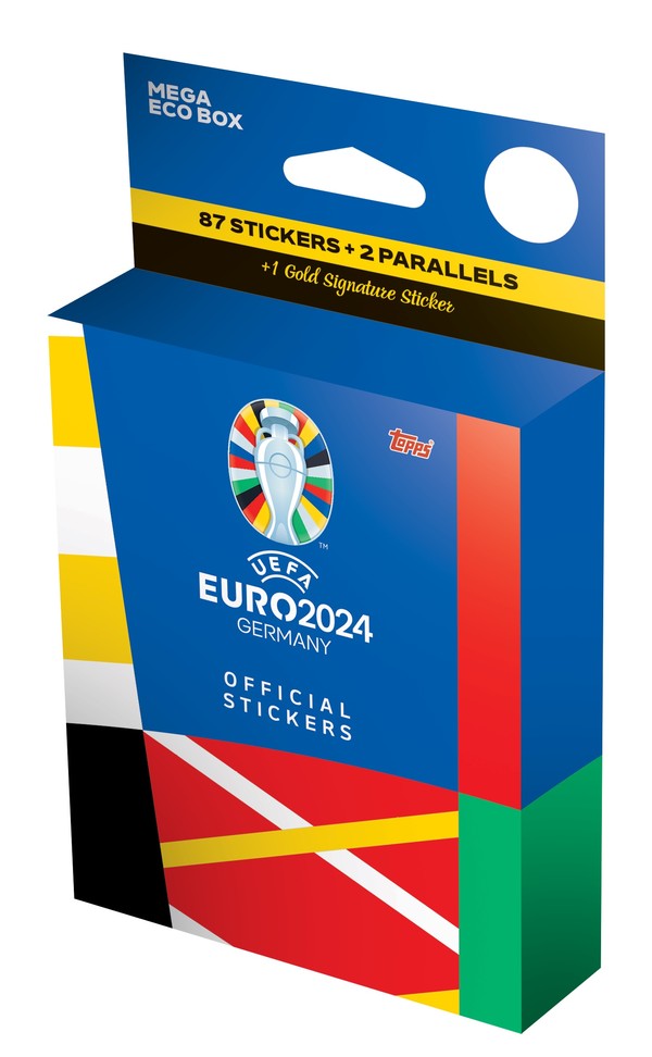 Euro 2024 Topps Stickers Mega Eco Box