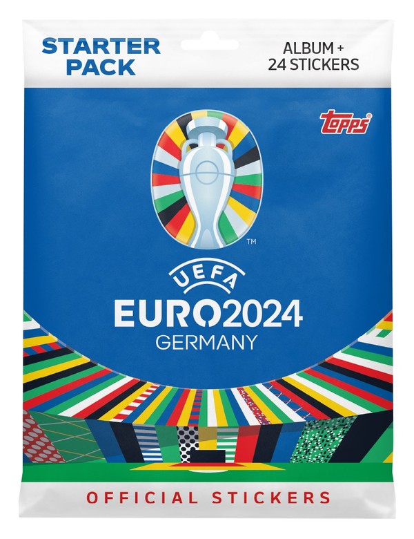 Euro 2024 Topps Stickers Starter Pack