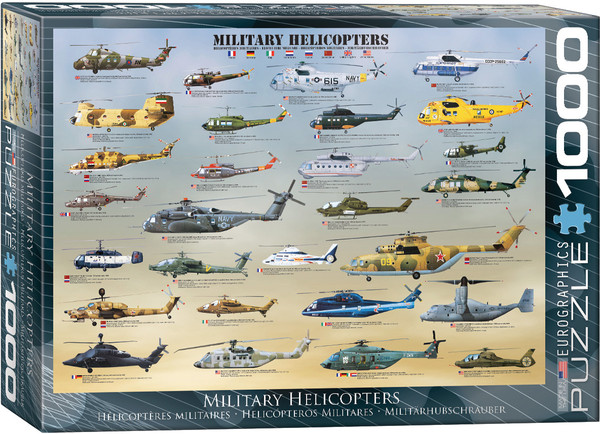 Puzzle Helikoptery 1000 elementów