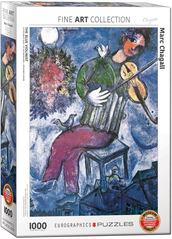 Puzzle Niebieski skrzypek, Marc Chagall 1000 elementów