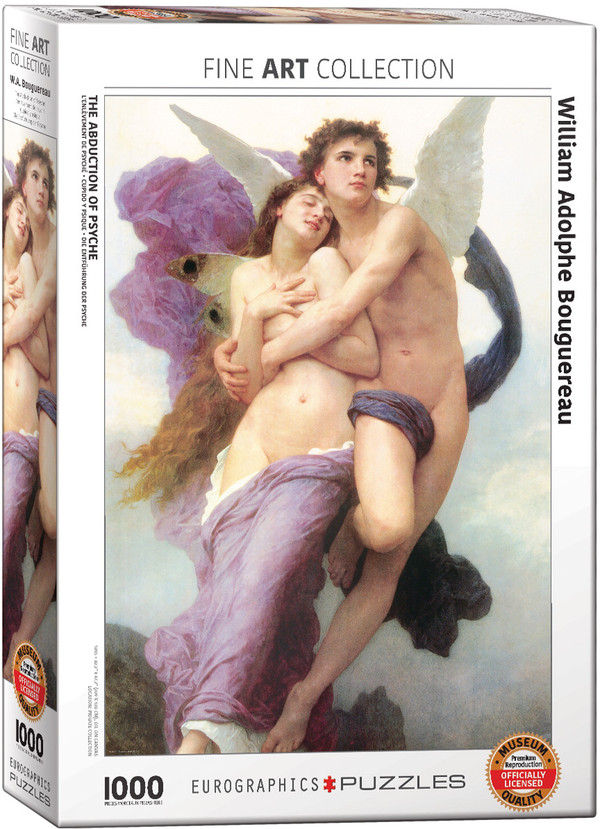 Puzzle Psyche i anioł, William Adolphe Bouguereau 1000 elementów