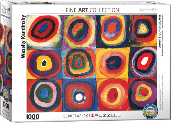 Puzzle Studium kolorów, Wassily Kandinsky 1000 elementów