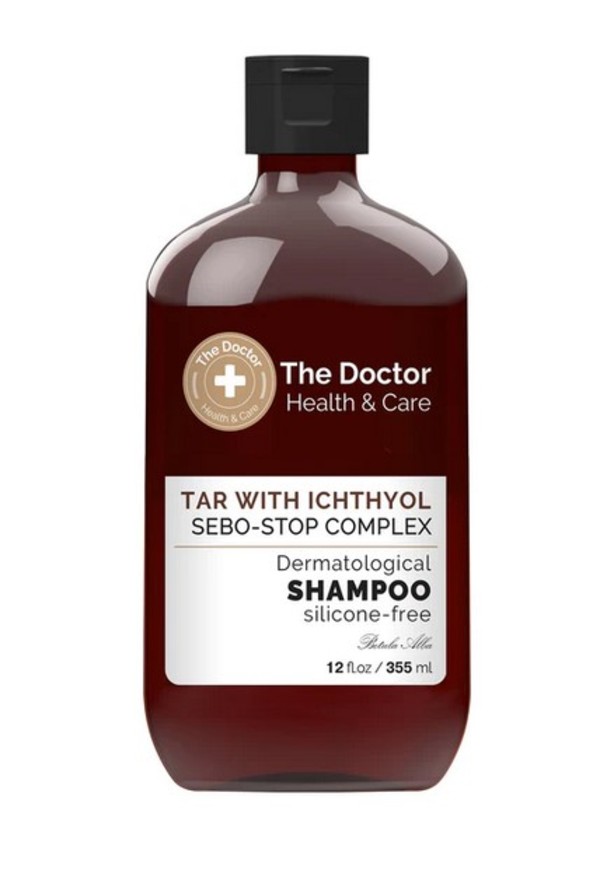 Health & Care Dziegieć + Ichthyol + Sebo-Stop Complex Szampon do włosów przeciw przetłuszczaniu
