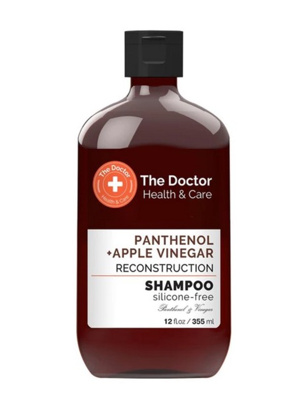 Health & Care Ocet Jabłkowy + Pantenol Szampon do włosów rekonstruujący