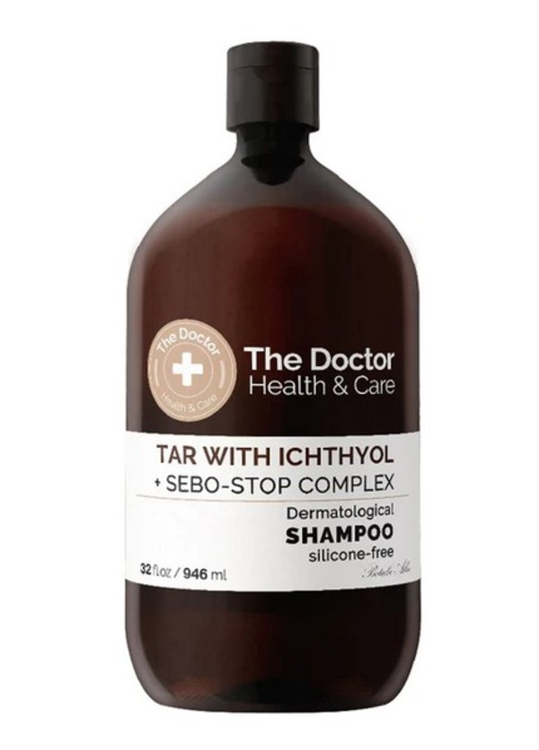 Health & Care Dziegieć + Ichthyol + Sebo-Stop Complex Szampon do włosów przeciw przetłuszczaniu