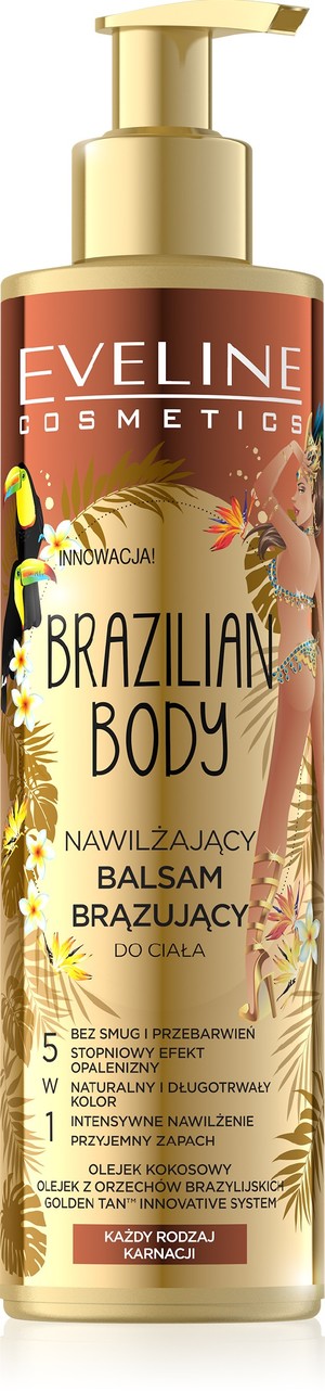 Brazilian Body Nawilżający Balsam brązujący do ciała 5w1