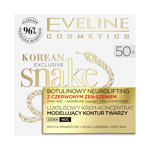 Korean Exclusive Snake 50+ Krem-koncentrat modelujący kontur twarzy na dzień i noc