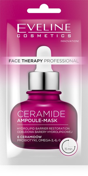 Face Therapy Professional Maska-ampułka odbudowująca barierę hydrolipidową z Ceramidami