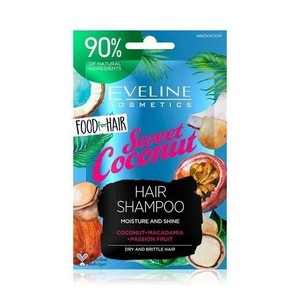 Food for Hair Sweet Coconut Szampon do włosów normalnych i cienkich-nawilżenie i połysk