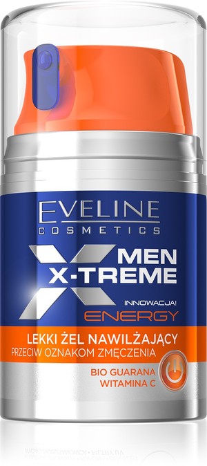 Men X-Treme Energy Lekki Żel nawilżający przeciw oznakom zmęczenia