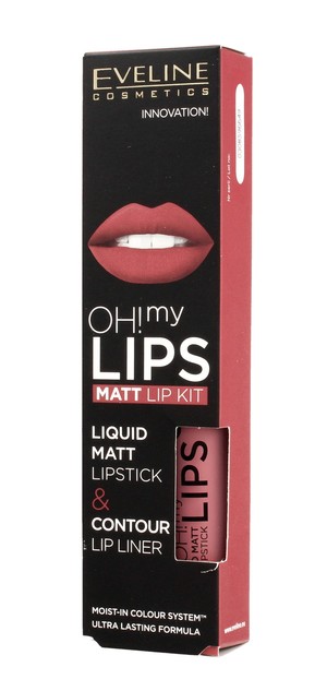 OH! My Lips 03 Rose Nude Zestaw do makijażu ust Pomadka+konturówka