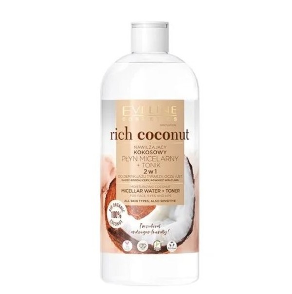 Rich Coconut Kokosowy płyn micelarny + tonik 2w1