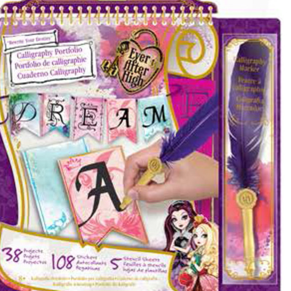 Ever After High Szkicownik do kaligrafi