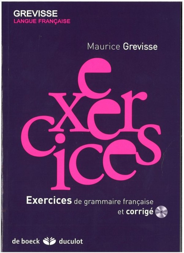 Exercices de grammaire francais et corrige +CD