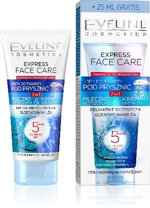 Express Face Care 2 w 1 Krem do twarzy pod prysznic cera normalna i wrażliwa
