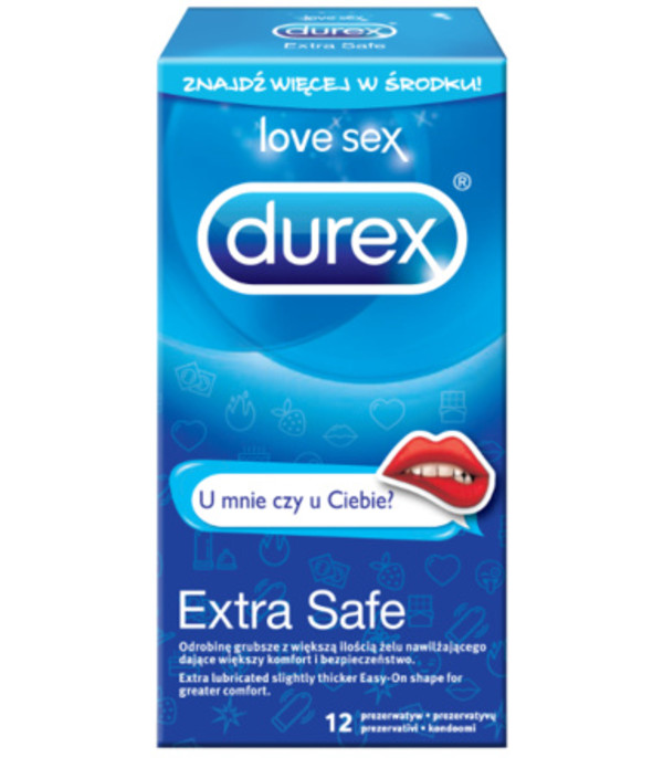 Extra Safe Grubsze prezerwatywy z większą ilością żelu