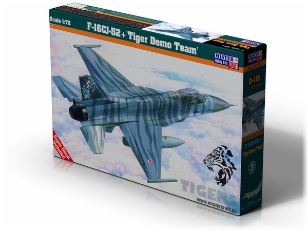F-16CJ-52 + Tiger Demo Team 1/72 Skala 1:72