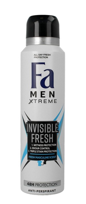 Men Xtreme Invisible Fresh Dezodorant spray