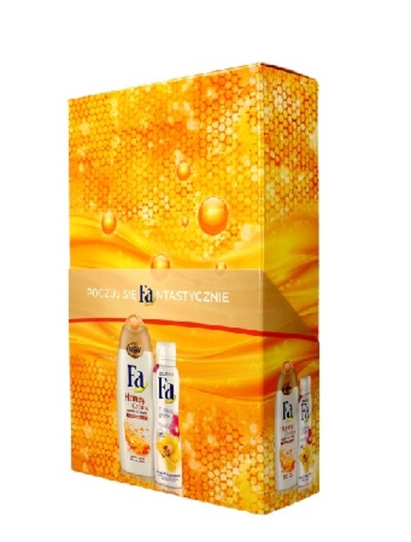 Zestaw prezentowy dezodorant spray Floral Protect + żel pod prysznic Honey Creme