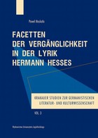 Okładka:Facetten der Verganglichkeit in der Lyrik Hermann Hesses 