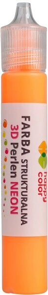 Farba strukturalna 3D- Perlen 32 ml, neon pomarańczowy