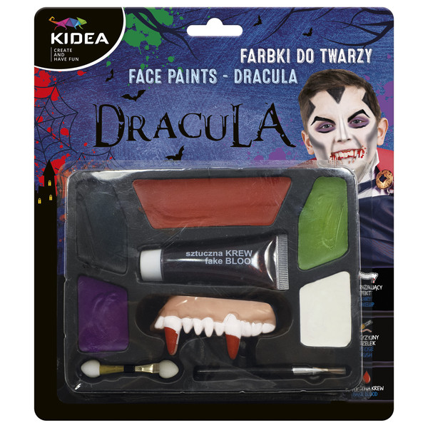 Farbki do twarzy zestaw Dracula