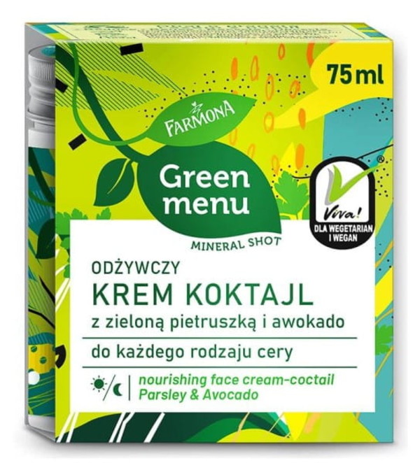 Farmona Green Menu Odżywczy krem-koktajl z zieloną pietruszką i awokado