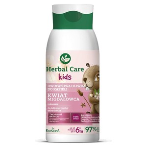 Herbal Care Kids Dwufazowa oliwka do kąpieli dla dzieci Kwiat Migdałowca