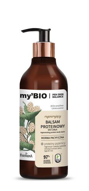 my`Bio Regenerujący Morwa Pacyficzna Balsam proteinowy do ciała