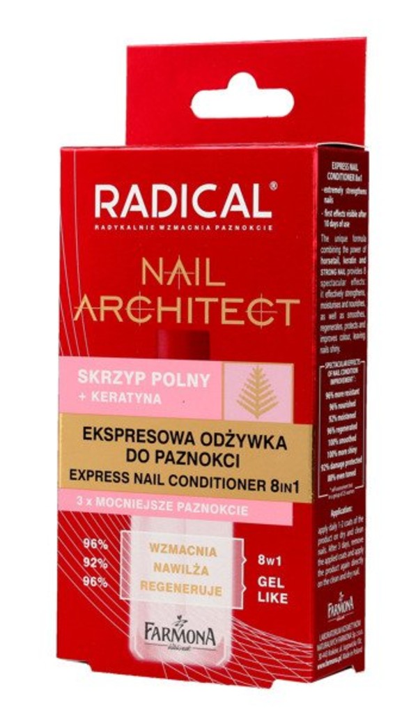 Radical Nail Architect 8in1 Ekspresowa odżywka do paznokci
