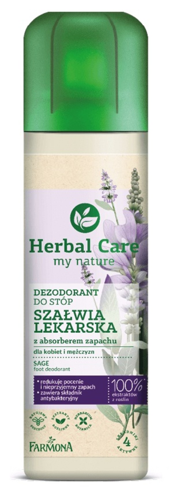 Dezodorant do pielęgnacji stóp Szałwia lekarska