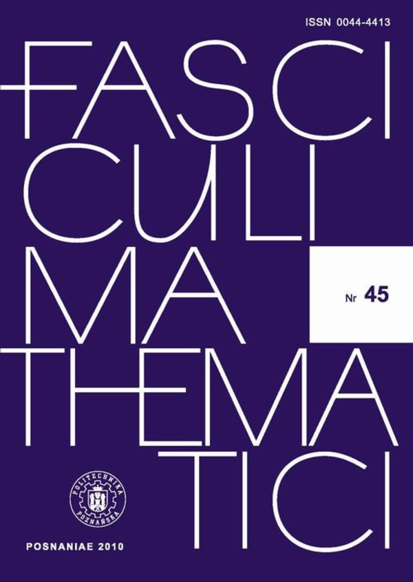 Fasciculi Mathematici 2010/45 - pdf