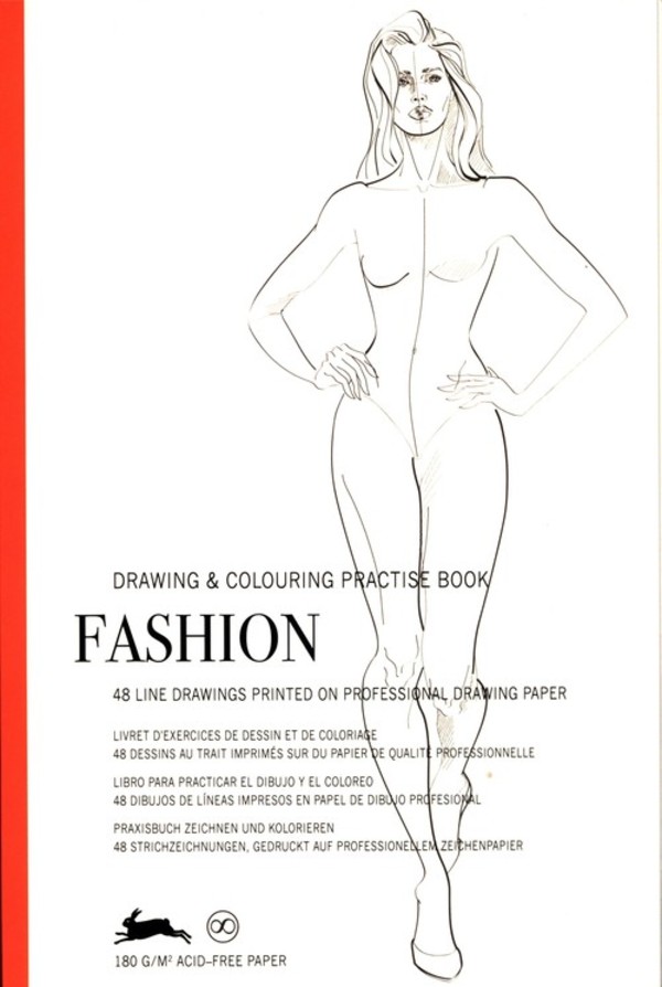 Fashion Drawing & Colouring Practise Book