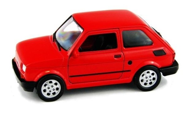 Fiat 126p 1:27 czerwony