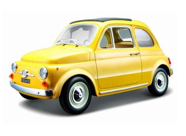 Fiat 500 F 1965 Yellow 1:24