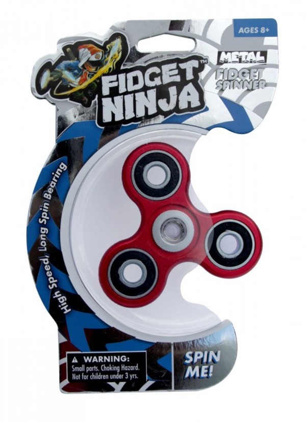 Fidget Ninja - Metal Spinner czerwony