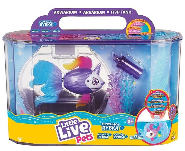 Figurka interaktywna Little Live Pets Akwarium-pływająca rybka