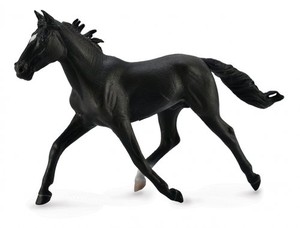 Figurka Koń Kusak amerykański maści czarnej Rozmiar XL