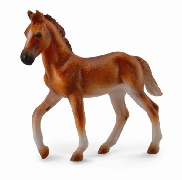 Figurka Koń peruwiański Paso źrebię maści kasztan Rozmiar M