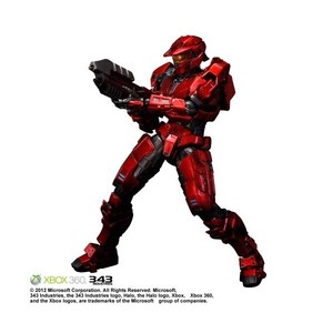 Figurka Play Arts Kai Halo Spartan Mark V Red
