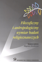 Filozoficzny i antropologiczny wymiar badań religioznawczych