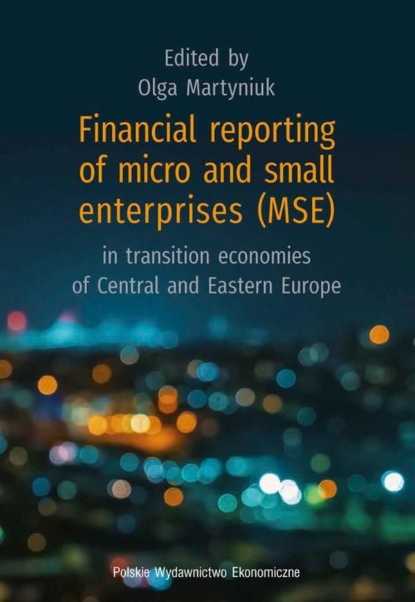 Financial reporting of micro and small enterprises (MSE) in transition economies of Central and Eastern Europe