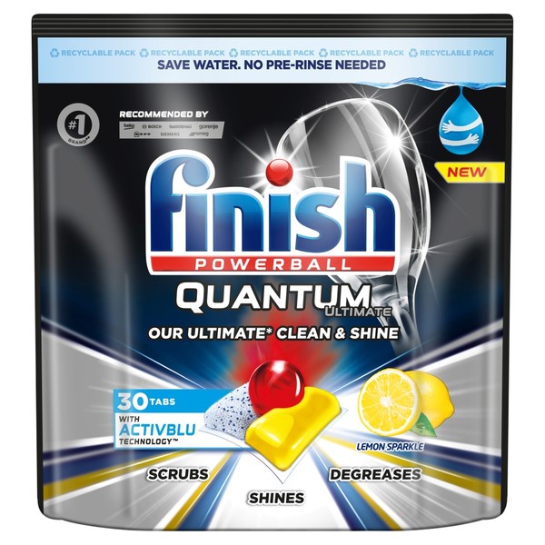 Powerball Quantum Ultimate Lemon Kapsułki do mycia naczyń w zmywarkach
