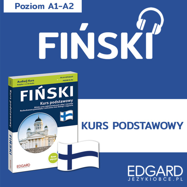 Fiński Kurs Podstawowy. Audio kurs - Audiobook mp3