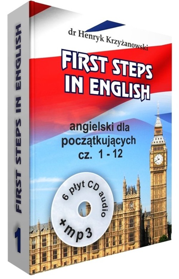 First Steps in English Angielski dla początkujących +6CD+MP3