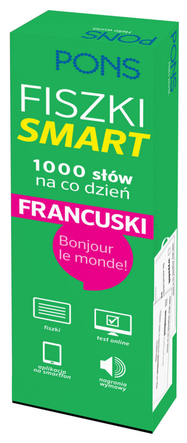 Fiszki SMART - 1000 słów na co dzień. Francuski.